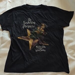 The Smashing Pumpkins Black Graphic Tee - Mellon Collie Design